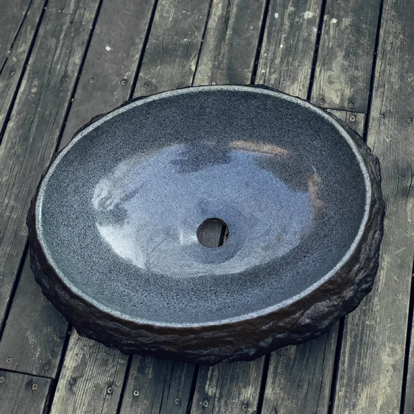 European-Style Antique Art Inter-Platform Basin Retro Table Basin Stone Wash Basin Creative Washbasin Personalized Sink