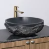Marble Outdoor Washbasin, Natural Raw Stone Bathroom, Courtyard Washbasin, Countertop Basin