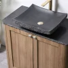 Marble Outdoor Washbasin, Natural Raw Stone Bathroom, Courtyard Washbasin, Countertop Basin