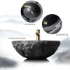 Marble Outdoor Washbasin, Natural Raw Stone Bathroom, Courtyard Washbasin, Countertop Basin
